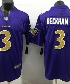 Baltimore Ravens #3 Odell Beckham Jr Jersey