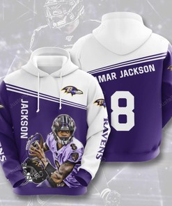 Baltimore Ravens 3D Hoodie Zip Hoodie 02