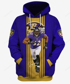 Baltimore Ravens 3D Hoodie Zip Hoodie 03