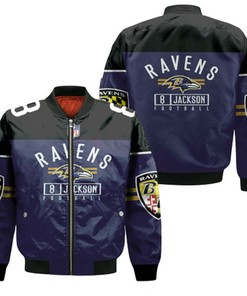 Baltimore Ravens 3D T Shirt Hoodie Jersey Bomber Jacket