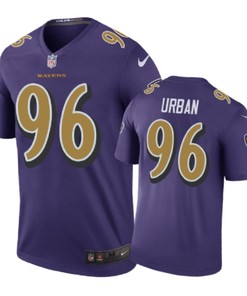 Baltimore Ravens #96 Brent Urban Nike Color Rush Purple Jersey