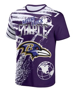 Baltimore Ravens All Over Print T-Shirt - Purple