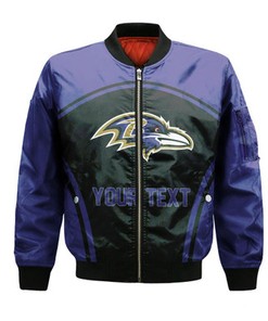 Baltimore Ravens Bomber Curve Style Sport- NFL