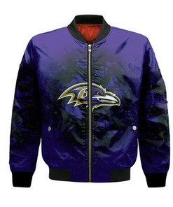 Baltimore Ravens Bomber Jacket Camouflage Vintage  - NFL