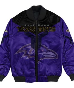Baltimore Ravens Bomber Jacket Drinking style - NFL