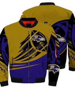 Baltimore Ravens Bomber Jacket graphic ultra-balls