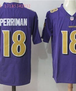 Baltimore Ravens Breshad Perriman #18 2020 Nfl Purple Jersey Jersey
