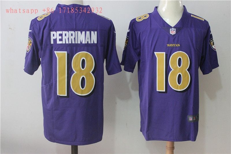 Baltimore Ravens Breshad Perriman #18 2020 Nfl Purple Jersey Jersey