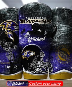Baltimore Ravens Exclusive Tumbler - Custom Name Edition