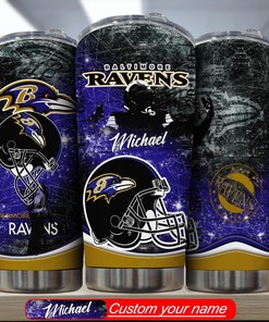 Baltimore Ravens Exclusive Tumbler - Custom Name Edition