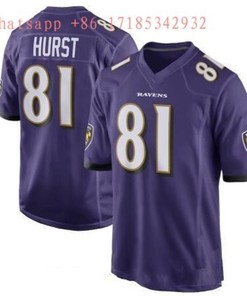 Baltimore Ravens Hayden Hurst #81 2020 Nfl Purple Jersey Jersey