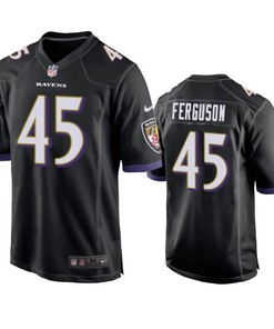 Baltimore Ravens Jaylon Ferguson 2019 Nfl Draft Black Game Jersey