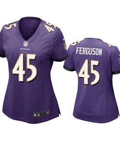 Baltimore Ravens Jaylon Ferguson 2019 Nfl Draft Purple Game Womens Jersey