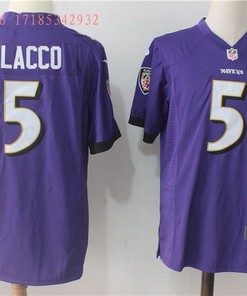 Baltimore Ravens Joe Flacco #5 2020 Nfl Purple Jersey Jersey