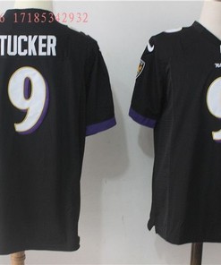 Baltimore Ravens Justin Tucker #9 2020 Nfl Black Jersey Jersey