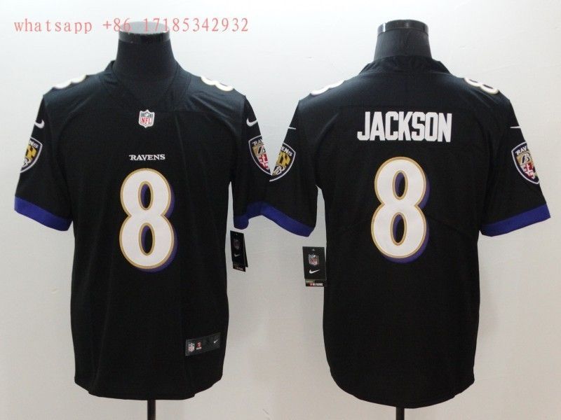 Baltimore Ravens Lamar Jackson #8 2020 Nfl Black Jersey Jersey