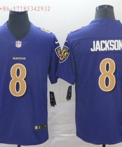 Baltimore Ravens Lamar Jackson #8 2020 Nfl Blue Jersey Jersey