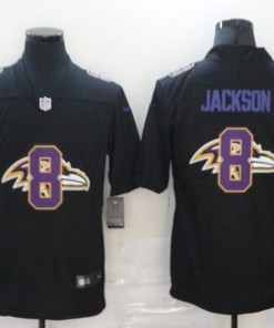 Baltimore Ravens Lamar Jackson #8 Nfl 2020 Black Jersey
