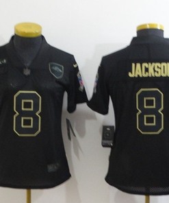 Baltimore Ravens Lamar Jackson #8 Nfl 2020 Black Womens Jersey