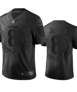 Baltimore Ravens Lamar Jackson Black Mvp Limited Edition Jersey