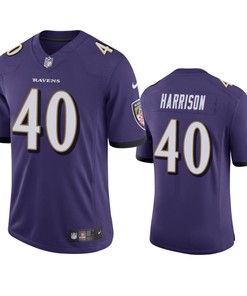 Baltimore Ravens Malik Harrison Purple Vapor Limited Jersey