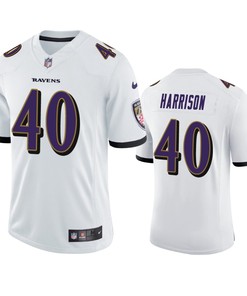 Baltimore Ravens Malik Harrison White Vapor Limited Jersey