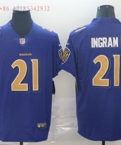 Baltimore Ravens Mark Ingram Jr. #21 2020 Nfl Blue Jersey Jersey