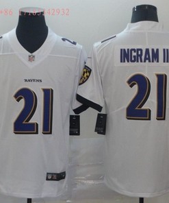 Baltimore Ravens Mark Ingram Jr. #21 2020 Nfl White Jersey Jersey