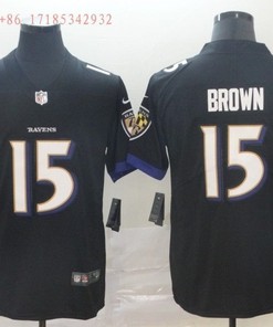 Baltimore Ravens Marquise Brown #15 2020 Nfl Black Jersey Jersey