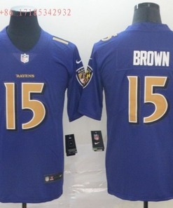 Baltimore Ravens Marquise Brown #15 2020 Nfl Blue Jersey Jersey