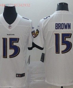 Baltimore Ravens Marquise Brown #15 2020 Nfl White Jersey Jersey