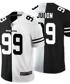 Baltimore Ravens Matt Judon #99 Nfl 2020 Black And White Jersey
