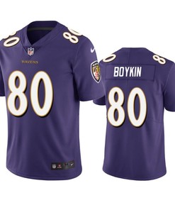 Baltimore Ravens Miles Boykin 2019 Nfl Draft Purple Vapor Limited Jersey