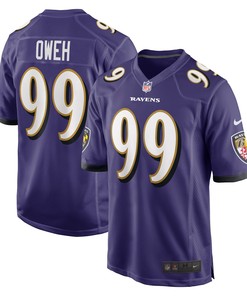 Baltimore Ravens Odafe Oweh Purple 2021 Nfl Draft First Round Pick Game Mens Jersey Gift For Ravens Fans
