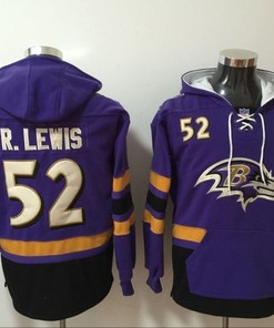 Baltimore Ravens Ray Lewis #52 Nfl 2020 Purple Jersey