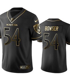 Baltimore Ravens Tyus Bowser Black Golden Edition 2019 Vapor Untouchable Limited Jersey - Mens