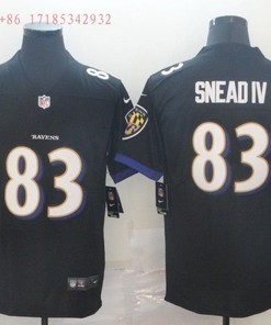 Baltimore Ravens Willie Snead #83 2020 Nfl Black Jersey Jersey
