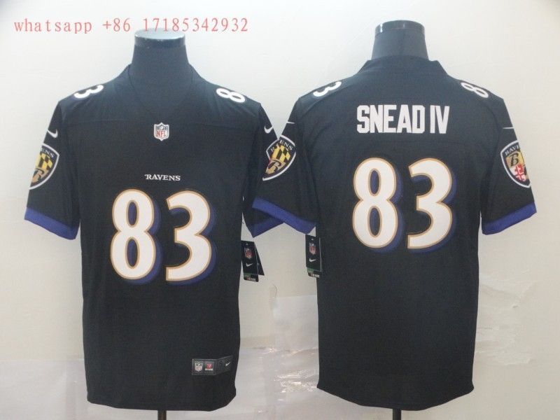 Baltimore Ravens Willie Snead #83 2020 Nfl Black Jersey Jersey