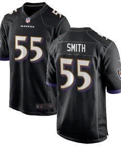 Baltimore Ravens Za'Darius Smith 55 Alternate Game Jersey - Black Jersey