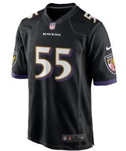 Baltimore Ravens Za'Darius Smith 55 Alternate Game Jersey - Black Jersey