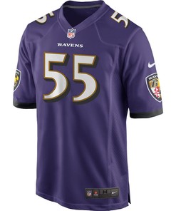 Baltimore Ravens Za'Darius Smith 55 Game Jersey - Purple Jersey