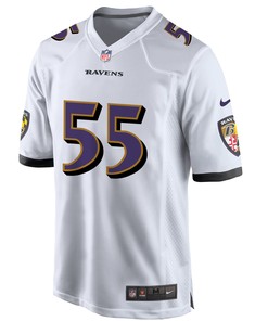 Baltimore Ravens Za'Darius Smith 55 Game Jersey - White Jersey