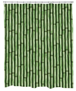 Bamboo Shower Curtain for Bathroom Decor - Natural Home Decor