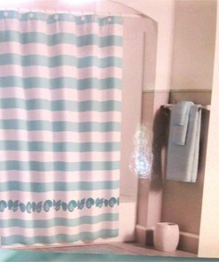 Barnegat Cabana Shower Curtain for Coastal Bathroom Decor
