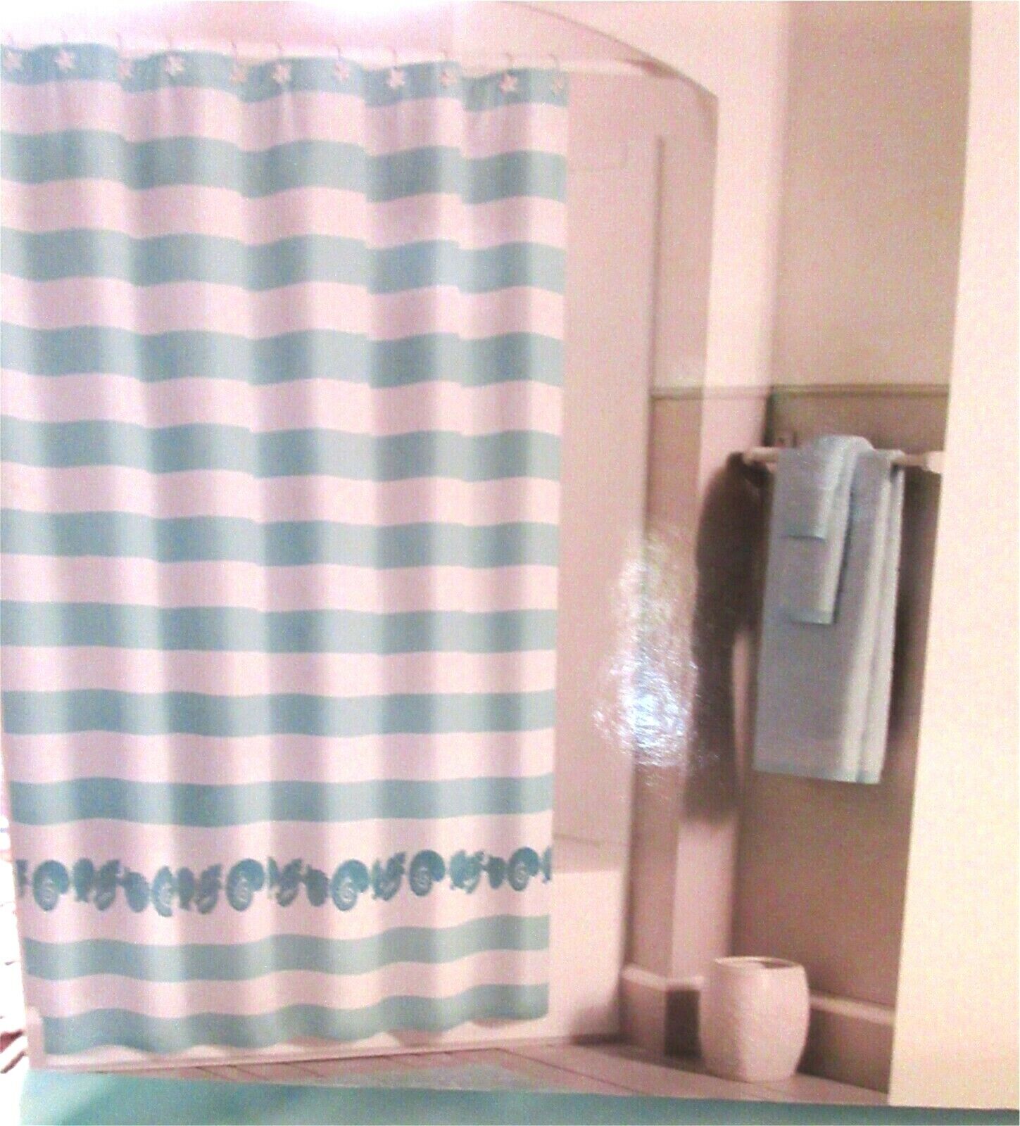 Barnegat Cabana Shower Curtain for Coastal Bathroom Decor