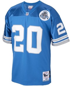 Barry Sanders 20 Detroit Lions Mitchell & Ness 1993 Throwback Retired Player Jersey - Blue