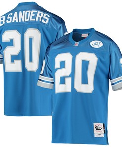 Barry Sanders Detroit Lions Mitchell & Ness 1991 Authentic Retired Player Jersey - Blue Nfl