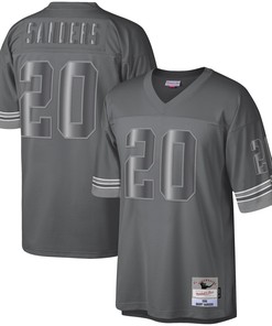 Barry Sanders Detroit Lions Mitchell & Ness 1996 Retired Player Metal Legacy Jersey - Charcoal Nfl