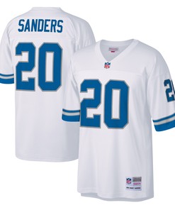 Barry Sanders Detroit Lions Mitchell & Ness Legacy Replica Jersey - White Nfl