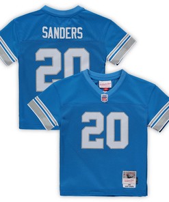 Barry Sanders Detroit Lions Mitchell & Ness Male Preschool 1996 Retired Legacy Jersey - Blue Nfl